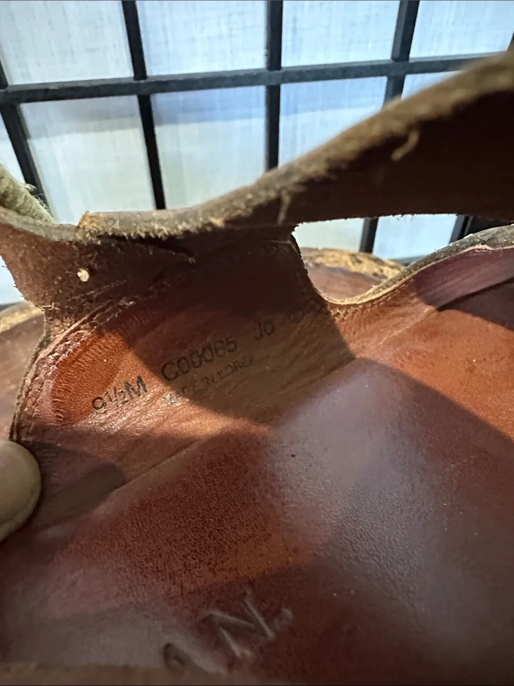 Cole Haan Men's Brown Leather Adjustable Strap Sandals 9.5 EUC